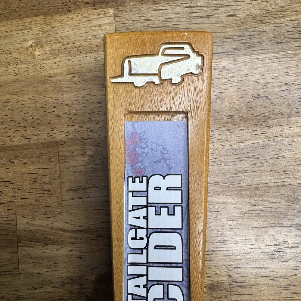 Tailgate Cider Wooden Beer Tap Handle Bar Kegerator Draft Handle